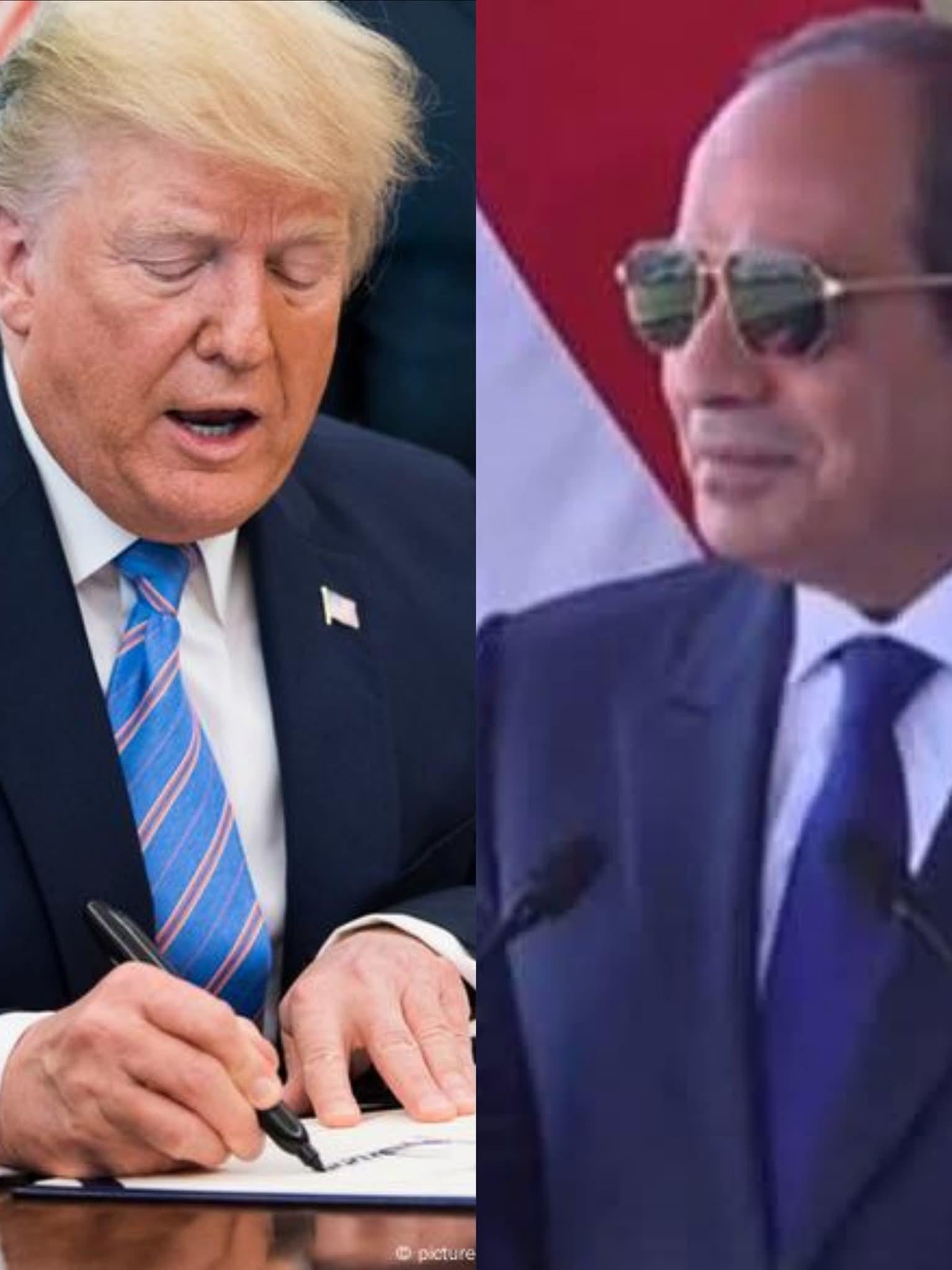 ترامب يزور مصر بدعوة من السيسي لحضور توقيع “اتفاق غزة”