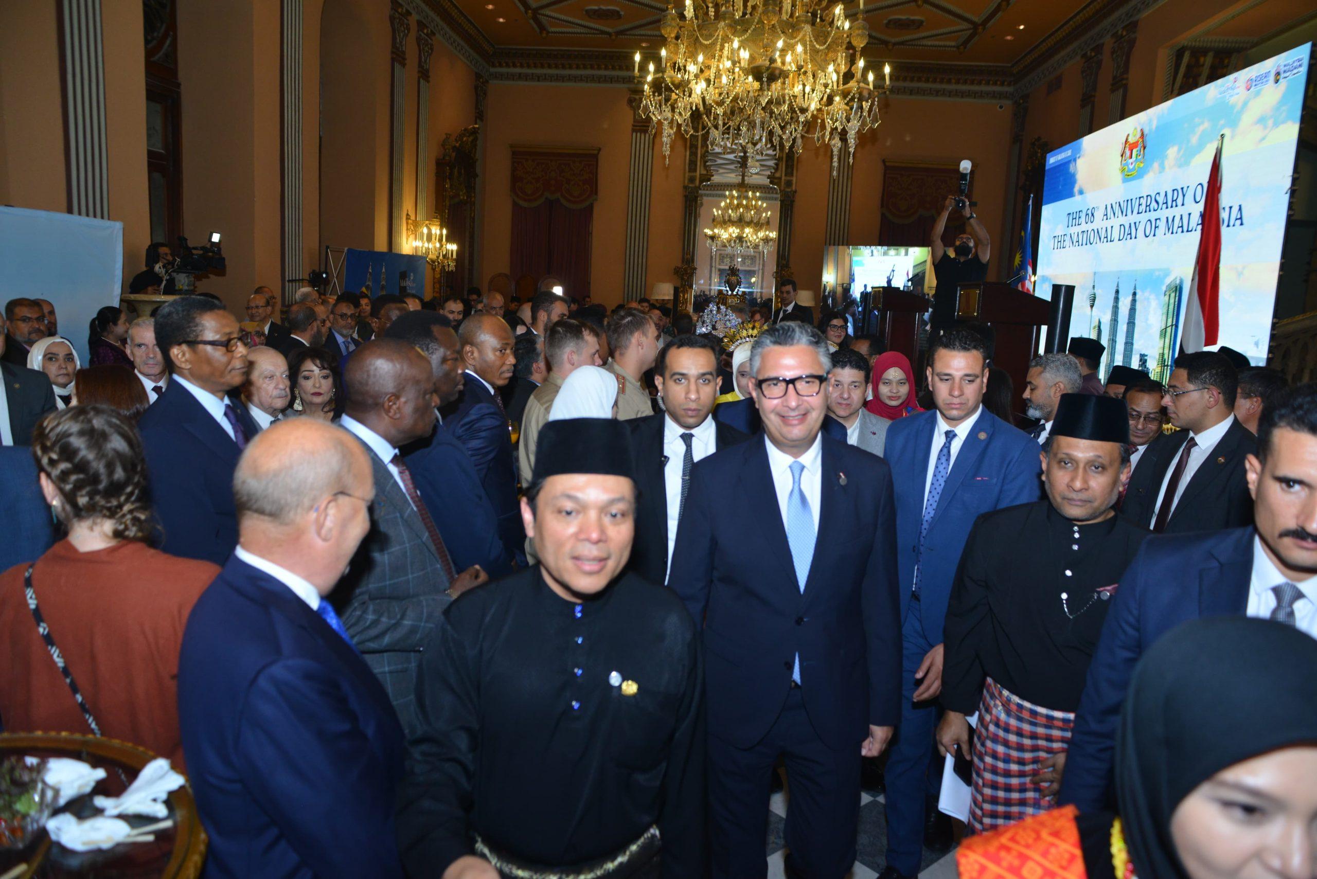 باليوم الوطني وزير التموين والتجارة الداخلية يشارك في احتفالية سفارة ماليزيا بقلم ليلى حسين